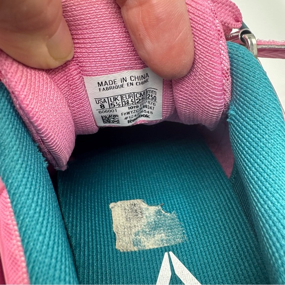 Reebok Legacy Lifter Flexweave Sneaker Women’s Size 8 Pink Teal Weightlifting - Picture 11 of 12